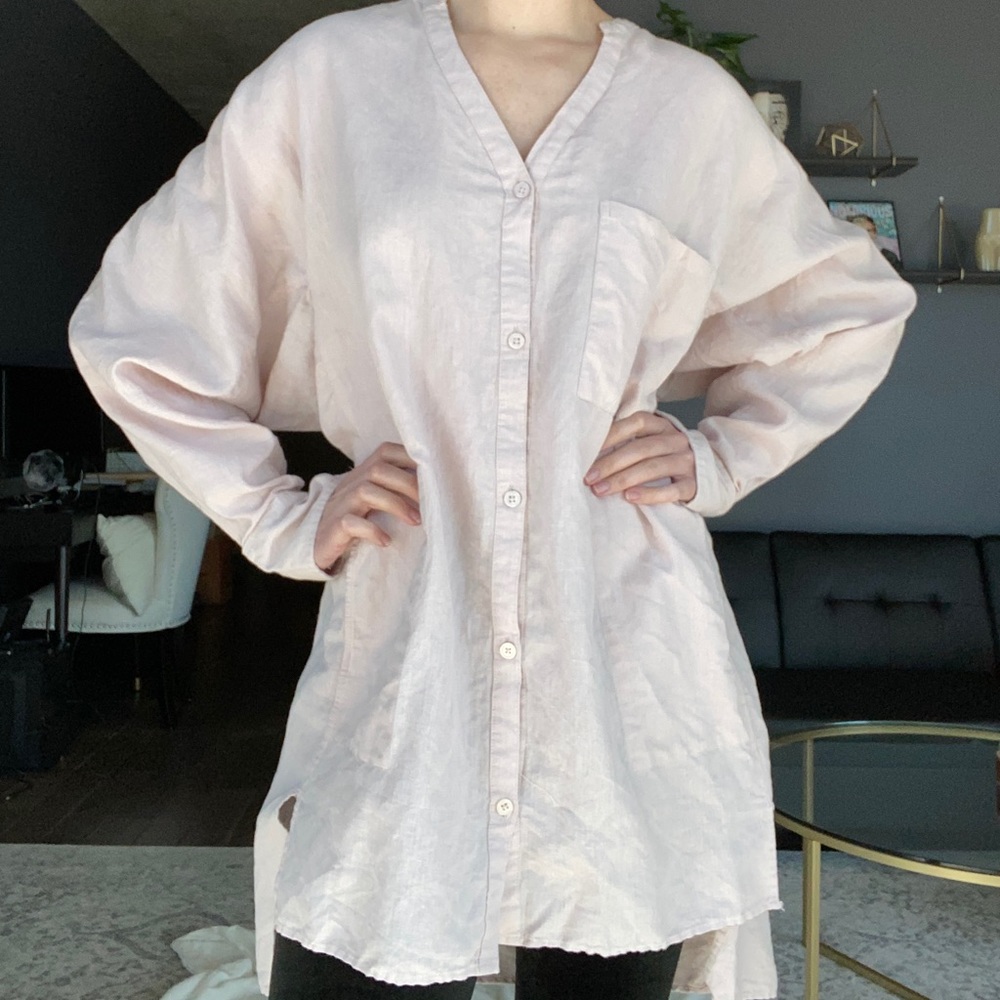 Free People Linen Tunic